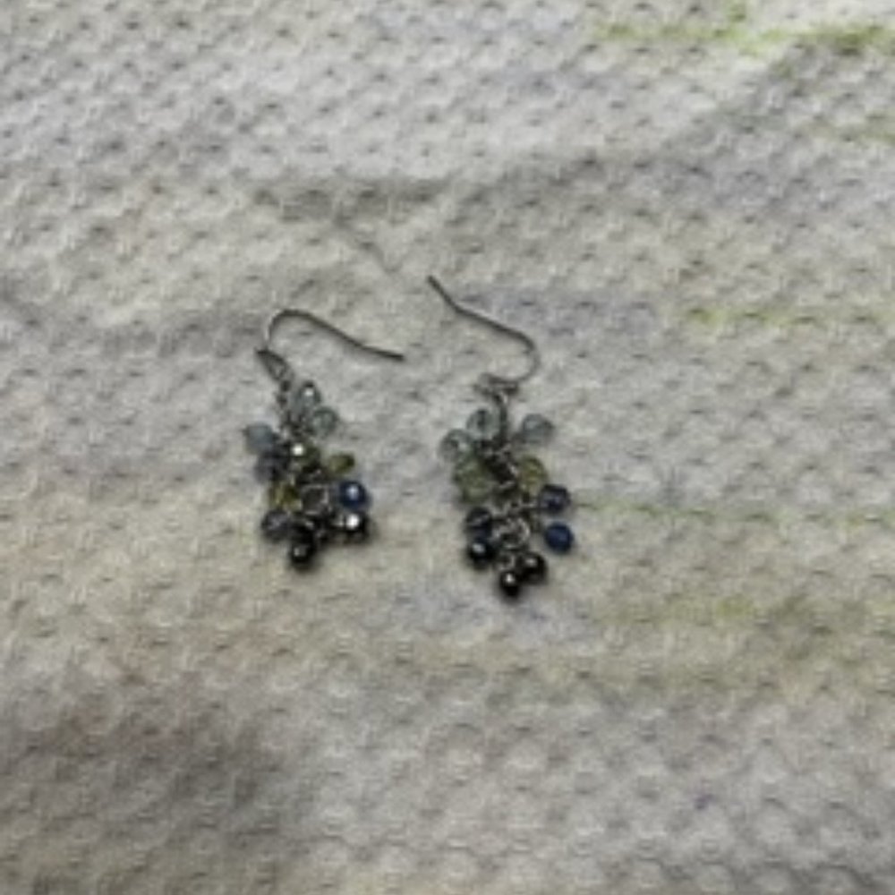 Greys Beaded Dangle Earrings
